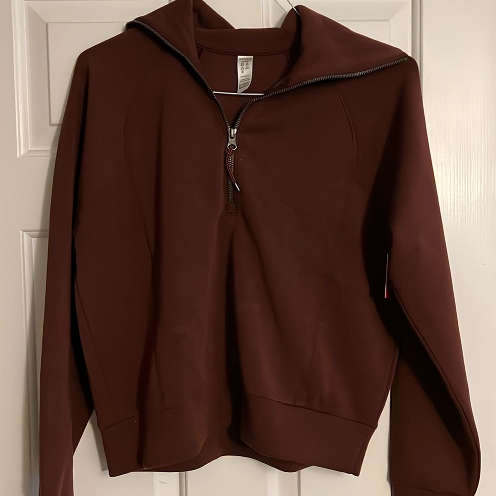 NWT Spanx Air Essentials half zip